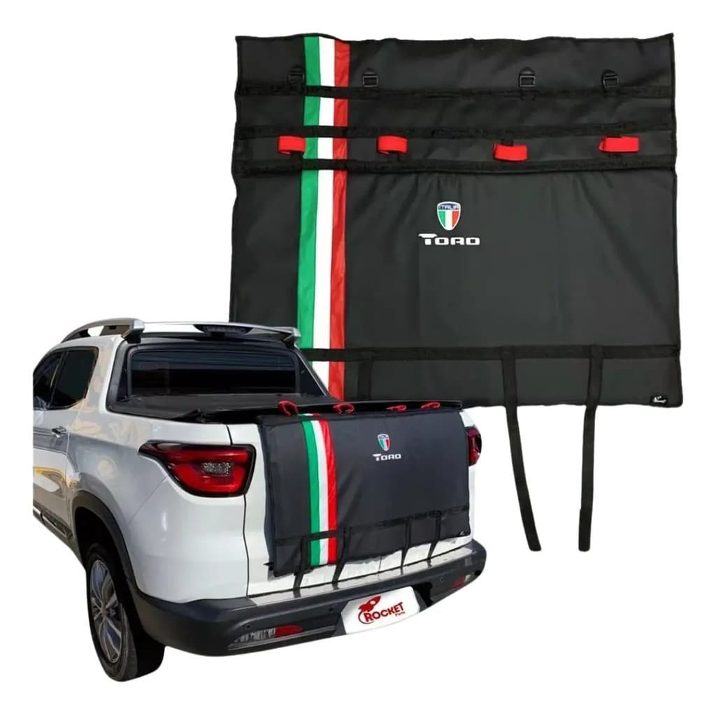 Suporte Para Bike Fiat Toro Premium Itália Transbike 4 Bikes