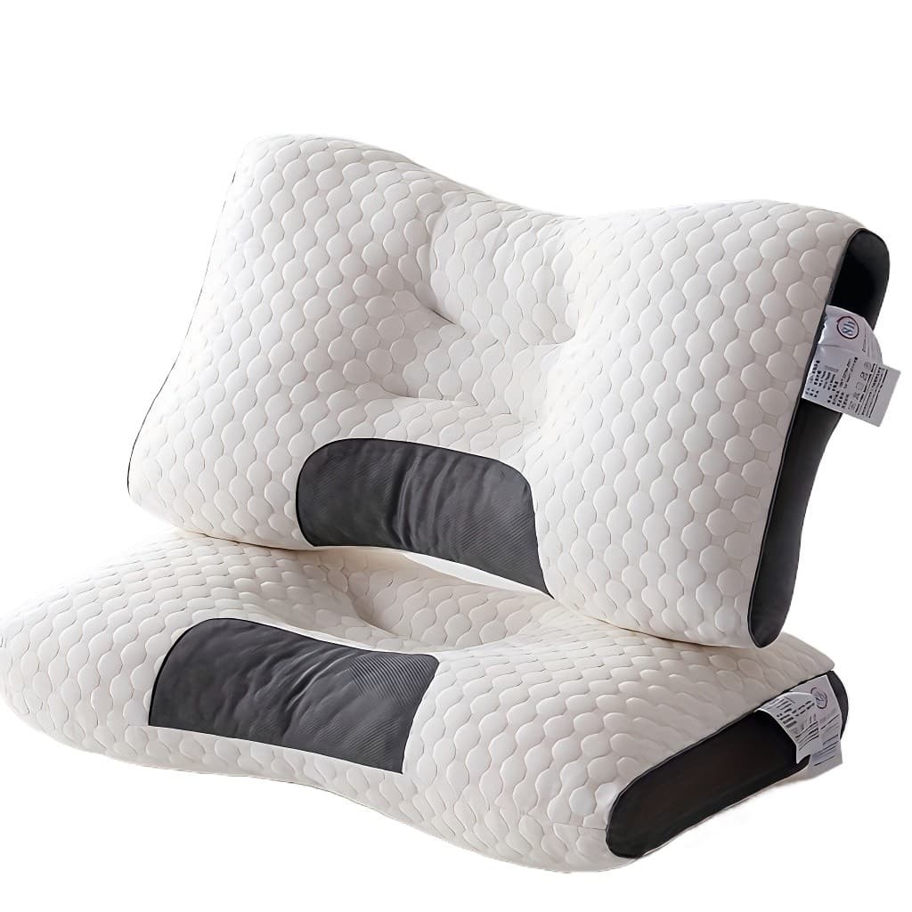 Travesseiro Ortopédico Cervical Respirável - Conforto e Suporte com Toque Macio e Lavável na Máquina
