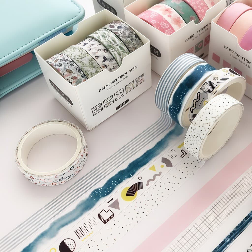 Coreia coreia ins bonito dos desenhos animados fita menina coração rosa cereja manual adesivos decorativos DIY Washi fit