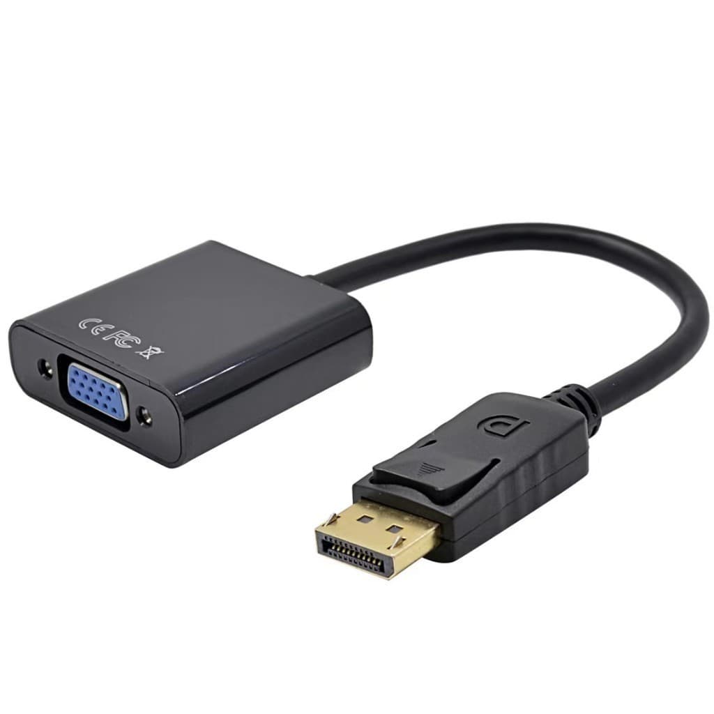 Cabo Conversor Displayport/vga Vídeo Para Dell Hp