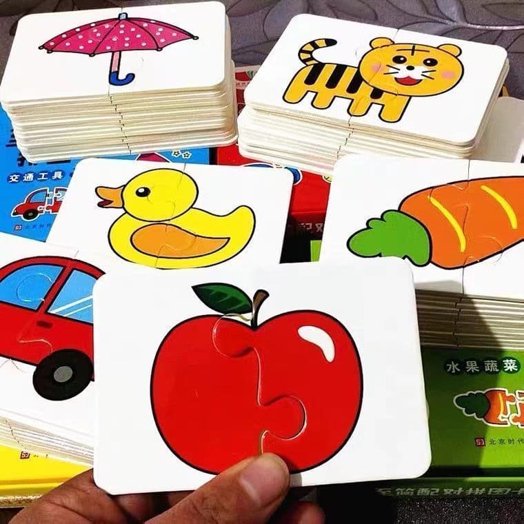 Brinquedo Educativo Jogo De Associação E Combinação De Cartas LYHLYA