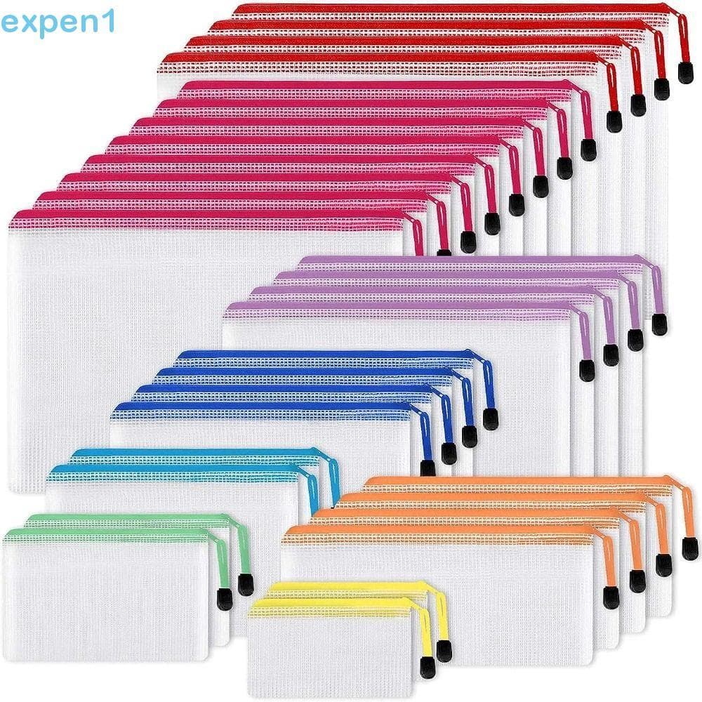 Bolsa Para Pastas De Arquivo EXPEN , Com Zíper De Malha Organizadora De Documentos De Grande Capacidade , Pasta Papel