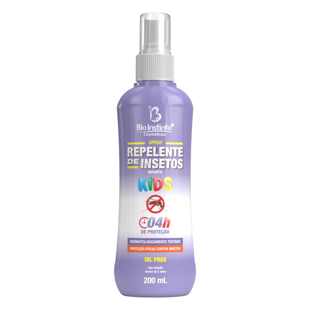 Spray Repelente De Insetos Infantil 4h 200ml - Bio Instinto