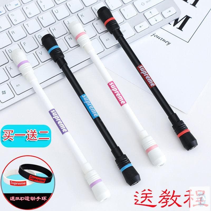 Pulseira grátis caneta giratória Tik Tok mesmo estilo influenciador iniciante caneta giratória versão de competição ferr