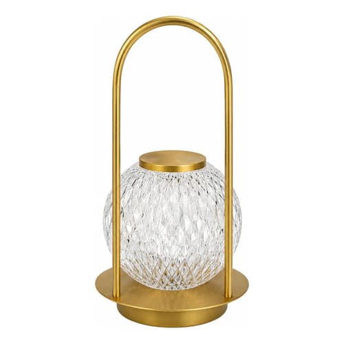 Luminária Led Decorativa Recarregável Dourado