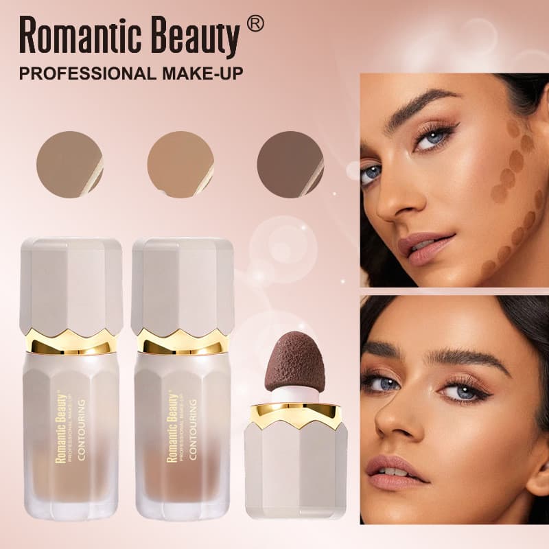 Líquido Iluminador Natural para Nariz, Bastão Iluminador Matte para Rosto, Blush Líquido Iluminador para Maquiagem, Inte