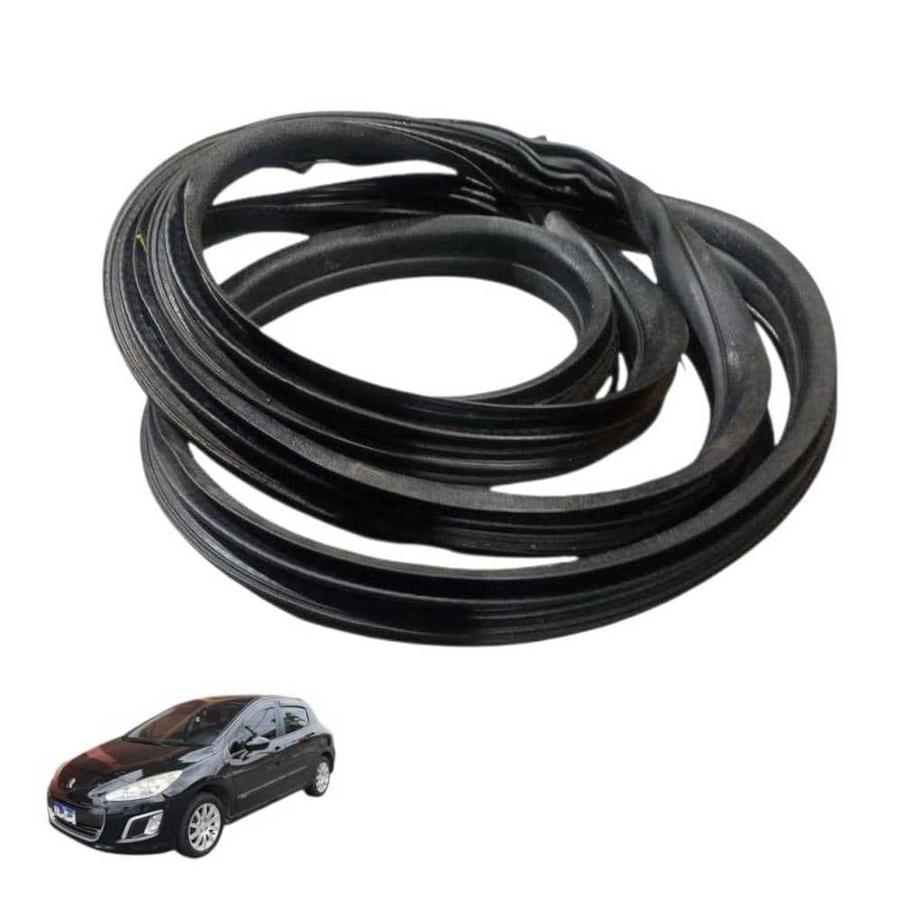 Borracha Porta Dinteira Esquerda Peugeot 308 2013 Original