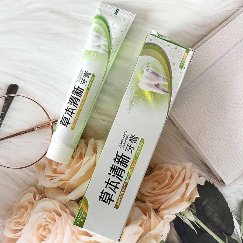 STARLUUJIE STARLUUJIE Pasta de dente fresca limpa e ecologicamente correta, hálito fresco, Remove manchas de dente, limp
