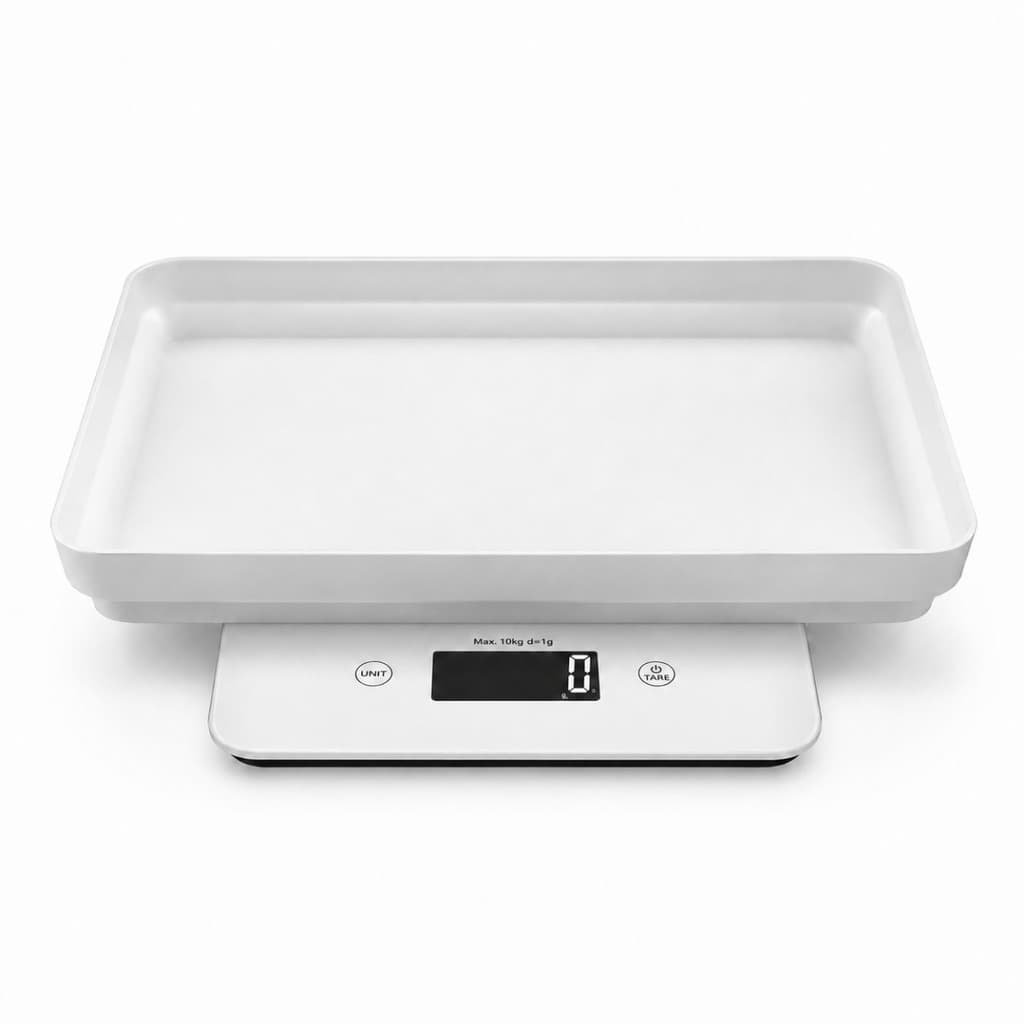 Balança Digital Au-au Medy Pet | Balança Para Pet 10kg Branco Sem Voltagem