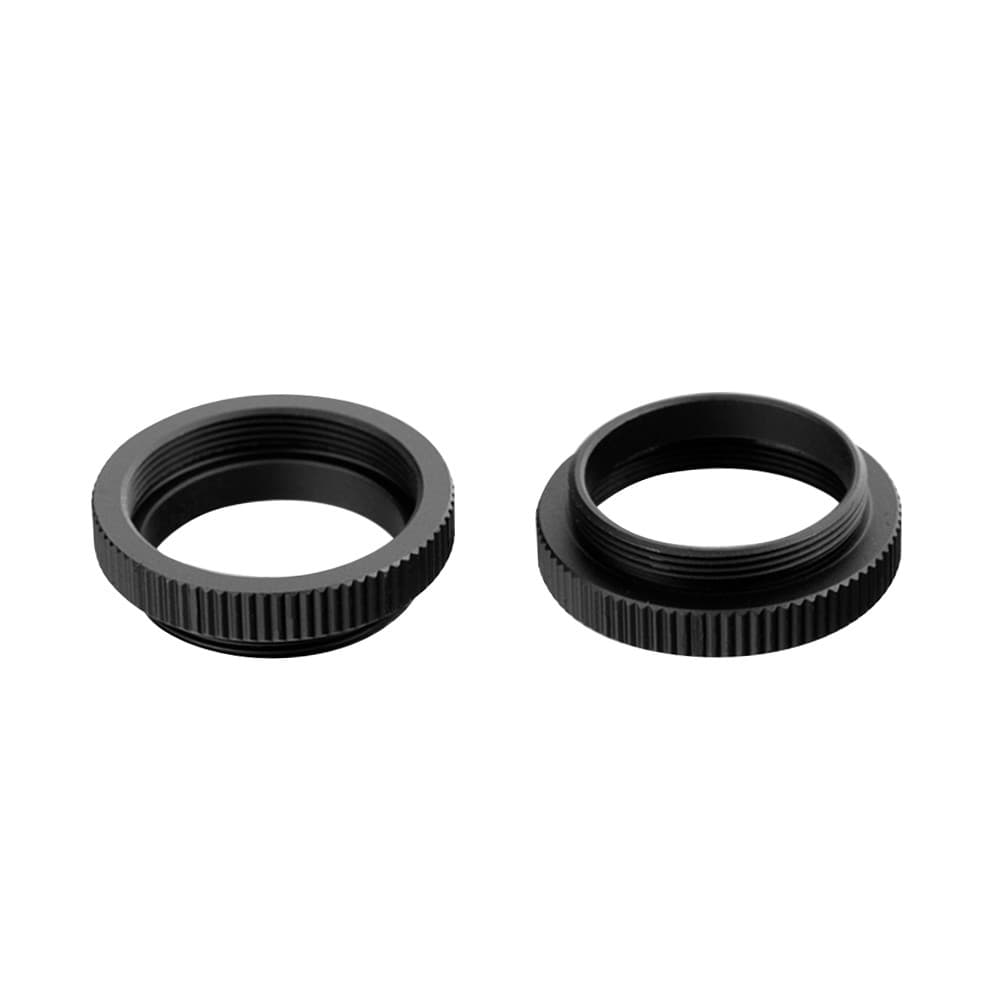 HUIOP C para CS Mount 3 Pçs/lote Adaptador de Metal 5mm Rosca 25.4mm Adaptador de Lente C/CS Anel Conversor de Alumínio