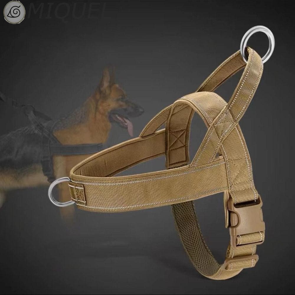 Colete De Arnês Para Caminhada Animais De Estimação MIQUEL , Com Tiras Reflexivas Coleira Cães De Nylon , Resistente Ao
