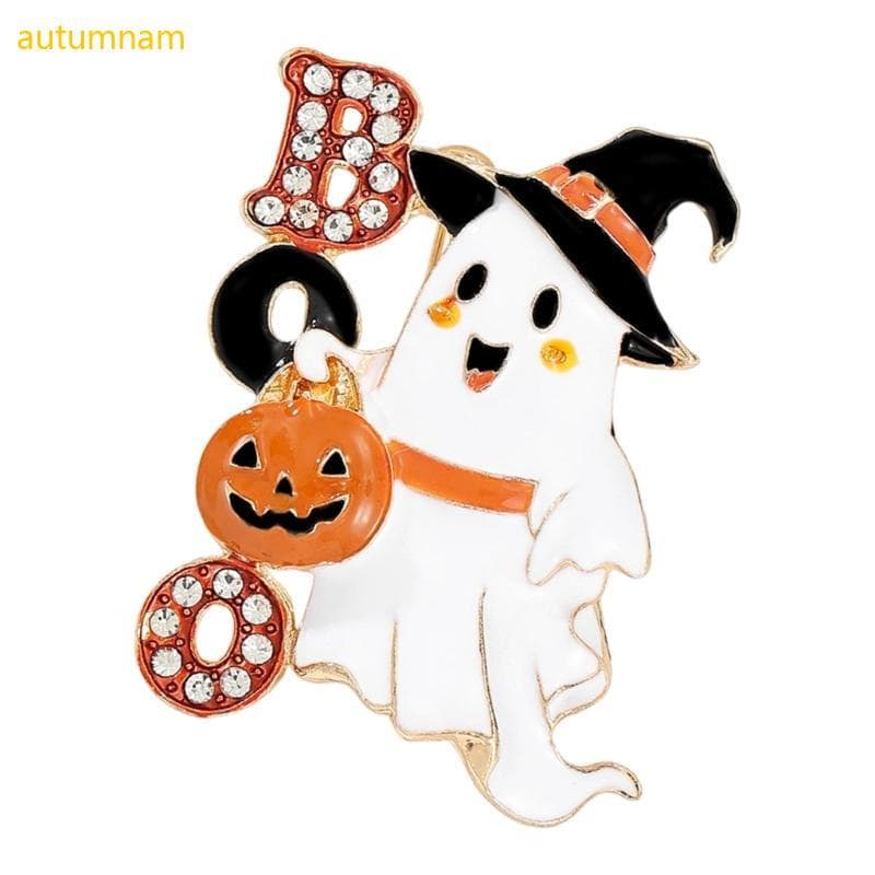 Broche Sazonal De Halloween Autumnam Com Detalhe De Abóbora Para Aparência De Festa