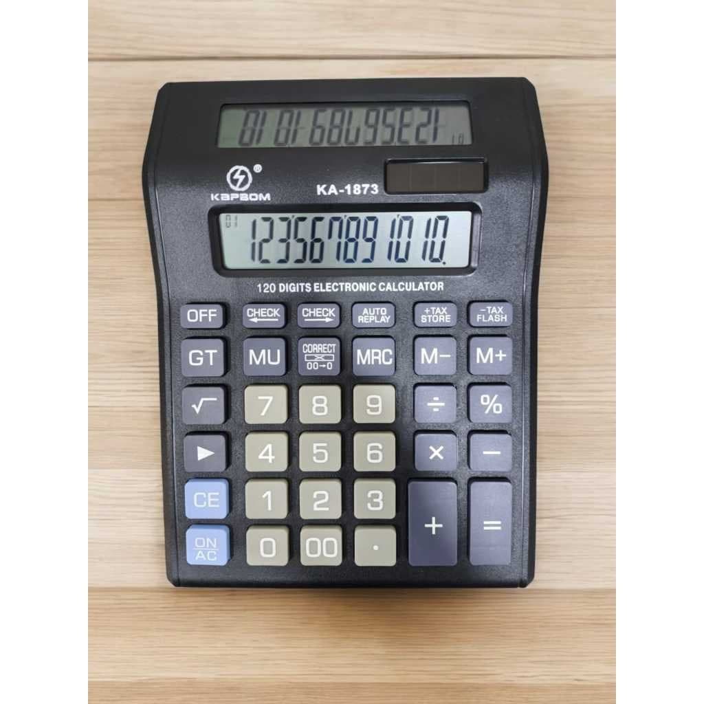 Calculadora Grande 12 Dígitos com Visor Duplo para Escritório e Estudo