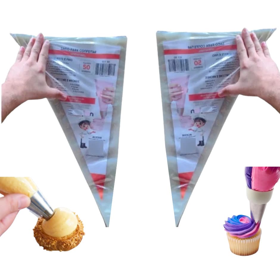 mangas De Confeitar Grande 50cm-confeitarias-padarias-100Un