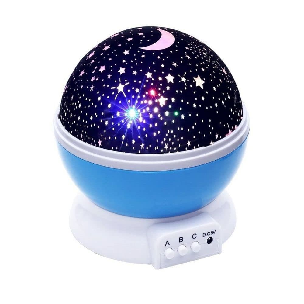 Luminaria Projetor Estrela 360 Star Night Light (Azul)