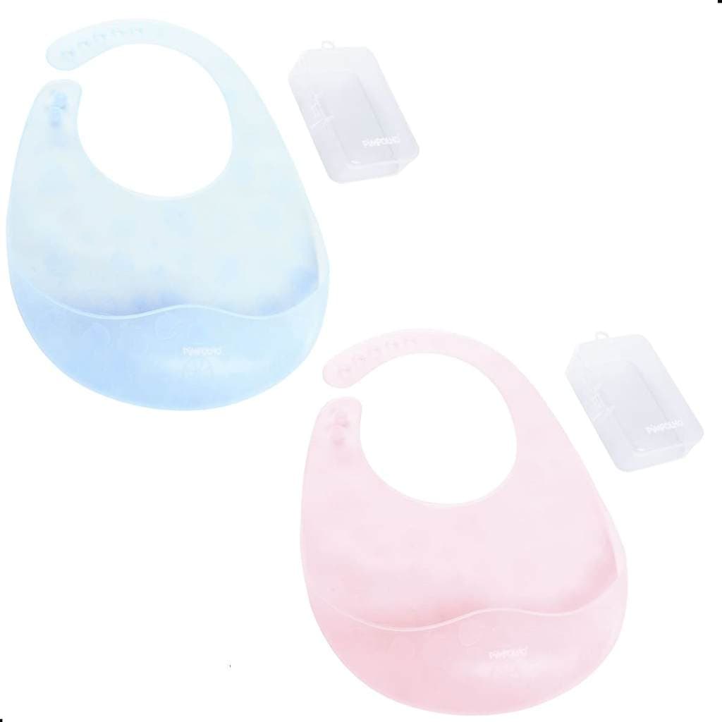 Babador de Silicone Ajustável Com Case Pimpolho