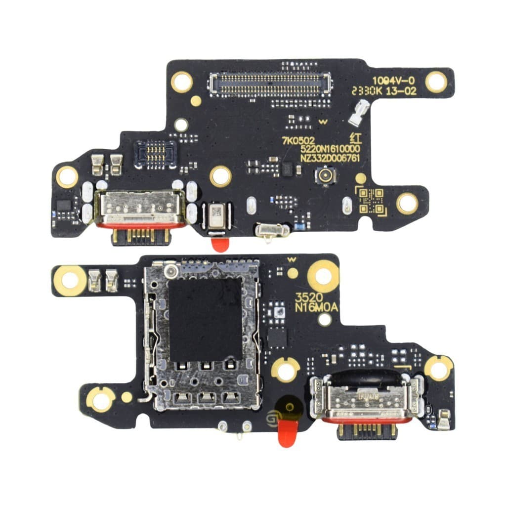 Placa Flex Carga Conector Compatível Redmi Note 13 Pro 5g / Poco X6 Pro Premium