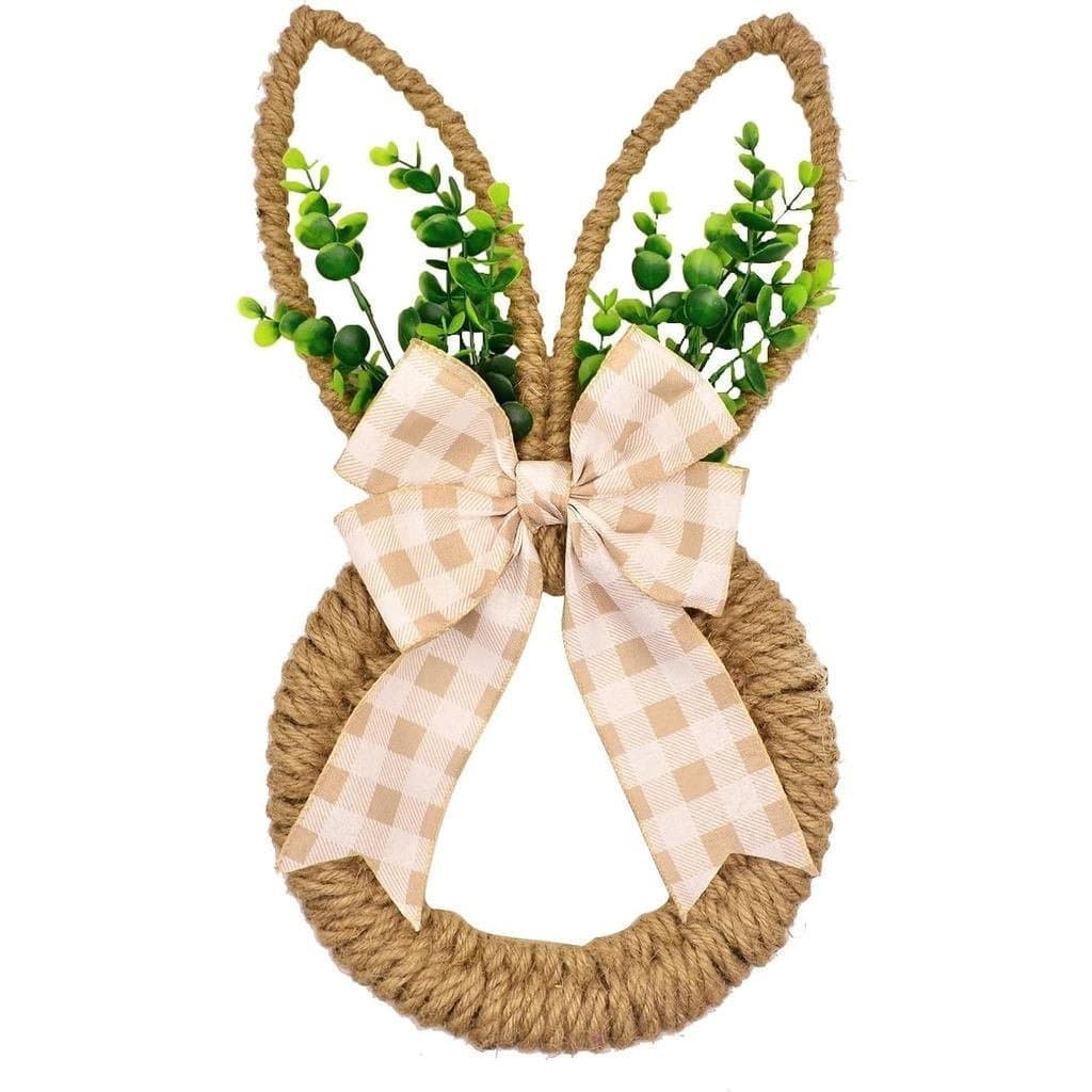 Coelhos de Padrão Xadrez Buffalo, Feliz Páscoa, Toalhas de Cozinha, Toalhas de Louça, Decoração Sazonal, Toalhas de Mão,
