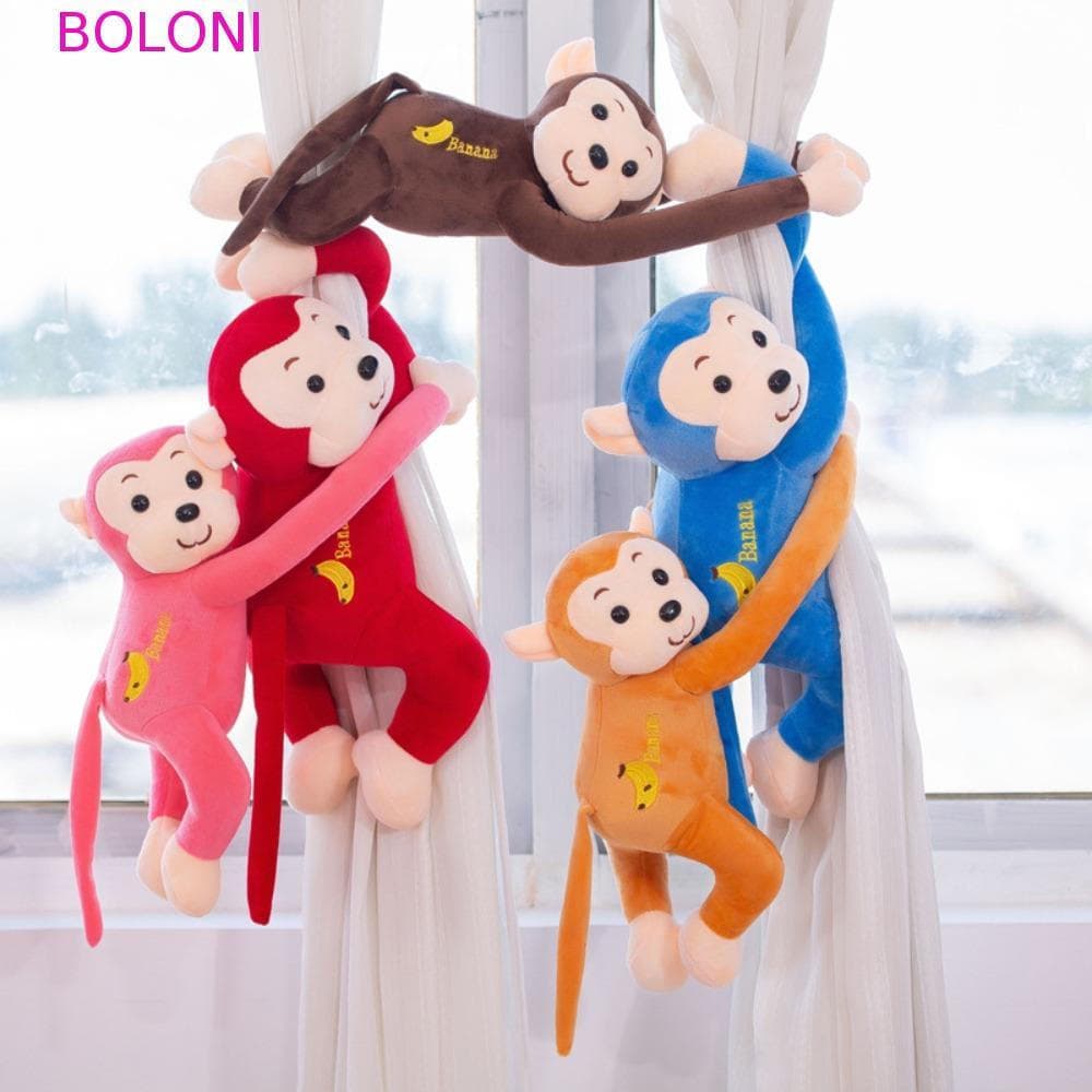 Boneca De Macaco De Braço Longo BOLONI , Brinquedo De Pelúcia Pendurado , Cauda Macio