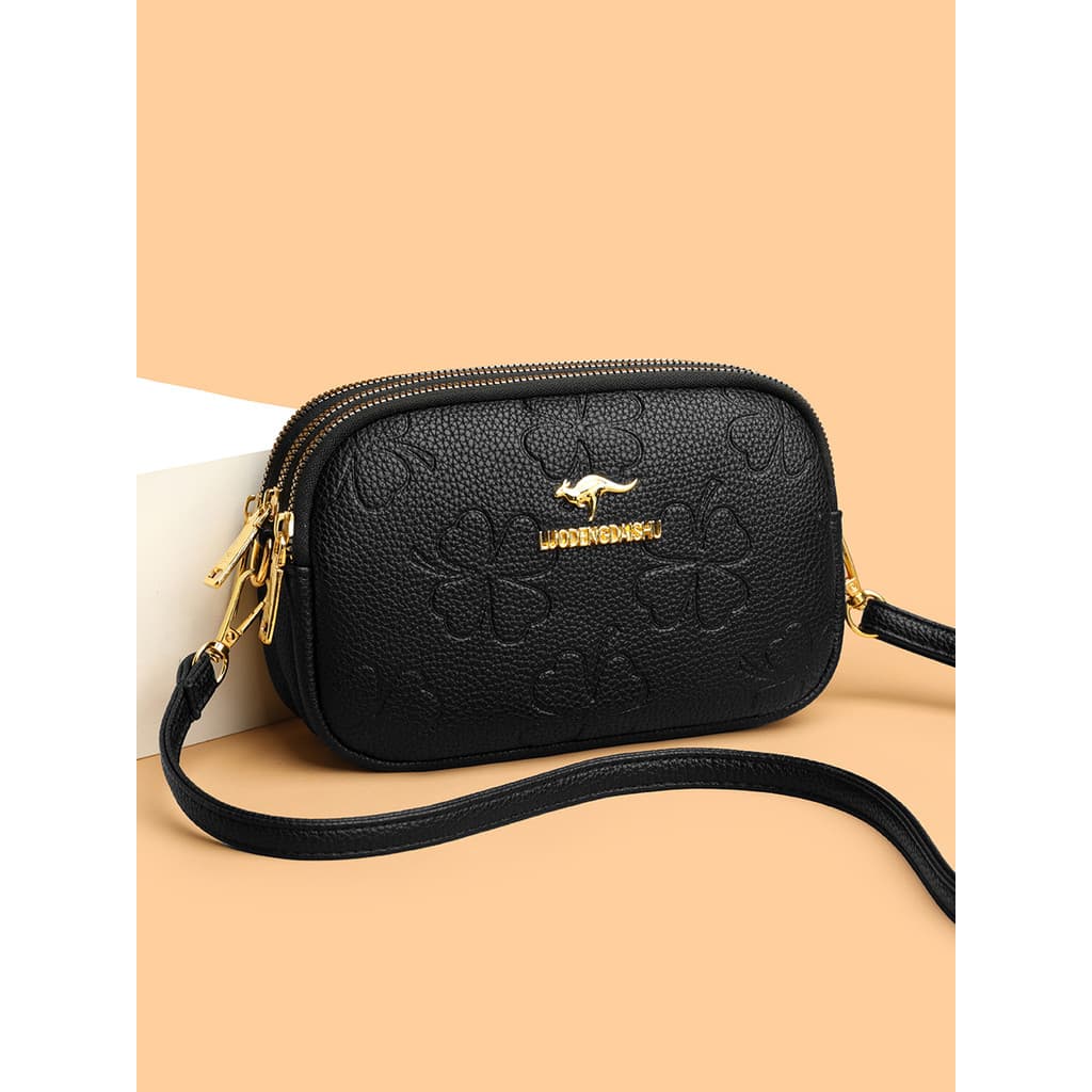 Multi-compartimento bolsa feminina 2026 novo estilo saco feminino moda mensageiro saco All-Match couro macio de um ombro