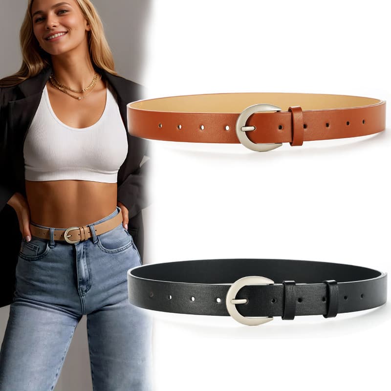 | cinto masculino couro legítimo | ⚘Retro cinto senhoras Casual pino fivela cinto de couro do plutônio feminino All-Matc
