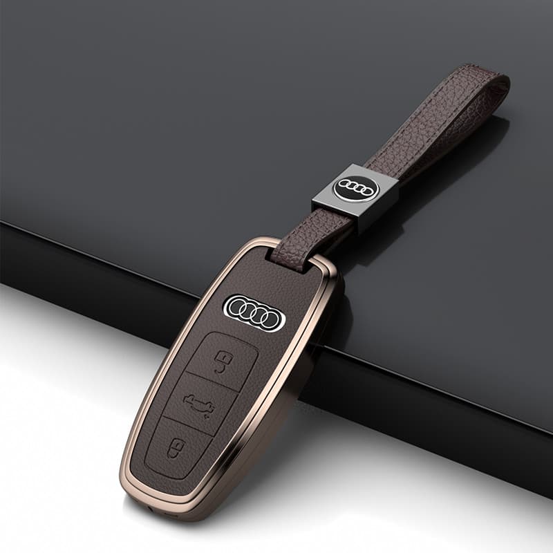 Adequado para Audi a6l chave capa a4l escudo chave do carro q5l a7 a8 q7 q8 a5 q3 a3 q2l saco