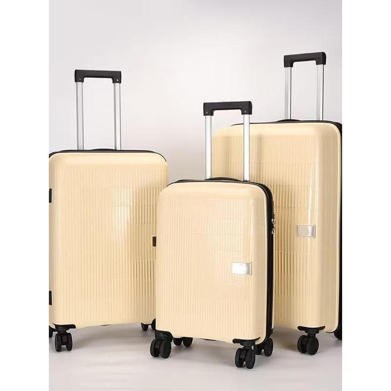 Cross-Border pp trole caso moda novo estilo de viagem 93cm mala conjunto de três peças silencioso roda Universal 67cm ca