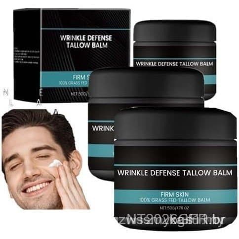 Creme Antirrugas e Regulador de Sebo, Produto de Cuidado Masculino Forge, Hidratante Facial com Sebo, Hidratante Natural