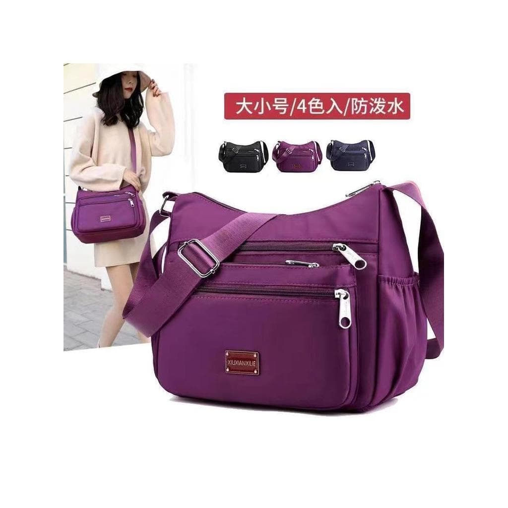 Bolsa de lona feminina 2025 novo estilo Oxford pano ombro mensageiro saco de meia-idade idosos náilon negócios senhoras