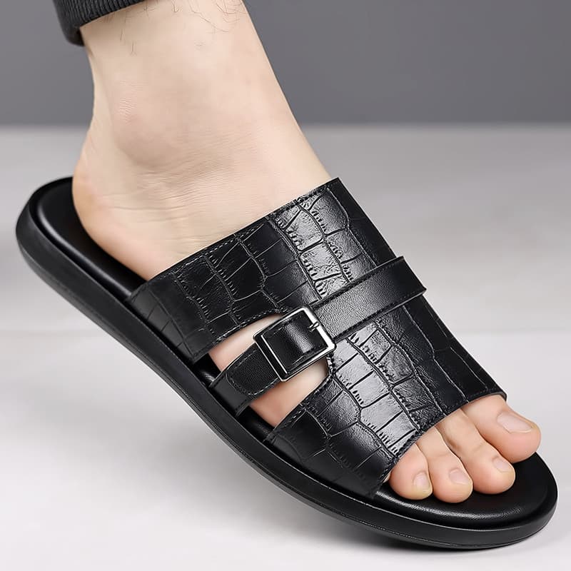 2025 novo estilo Flip-Flops masculino verão ao ar livre Wear leve antiderrapante desodorante chinelos pisando na merda s