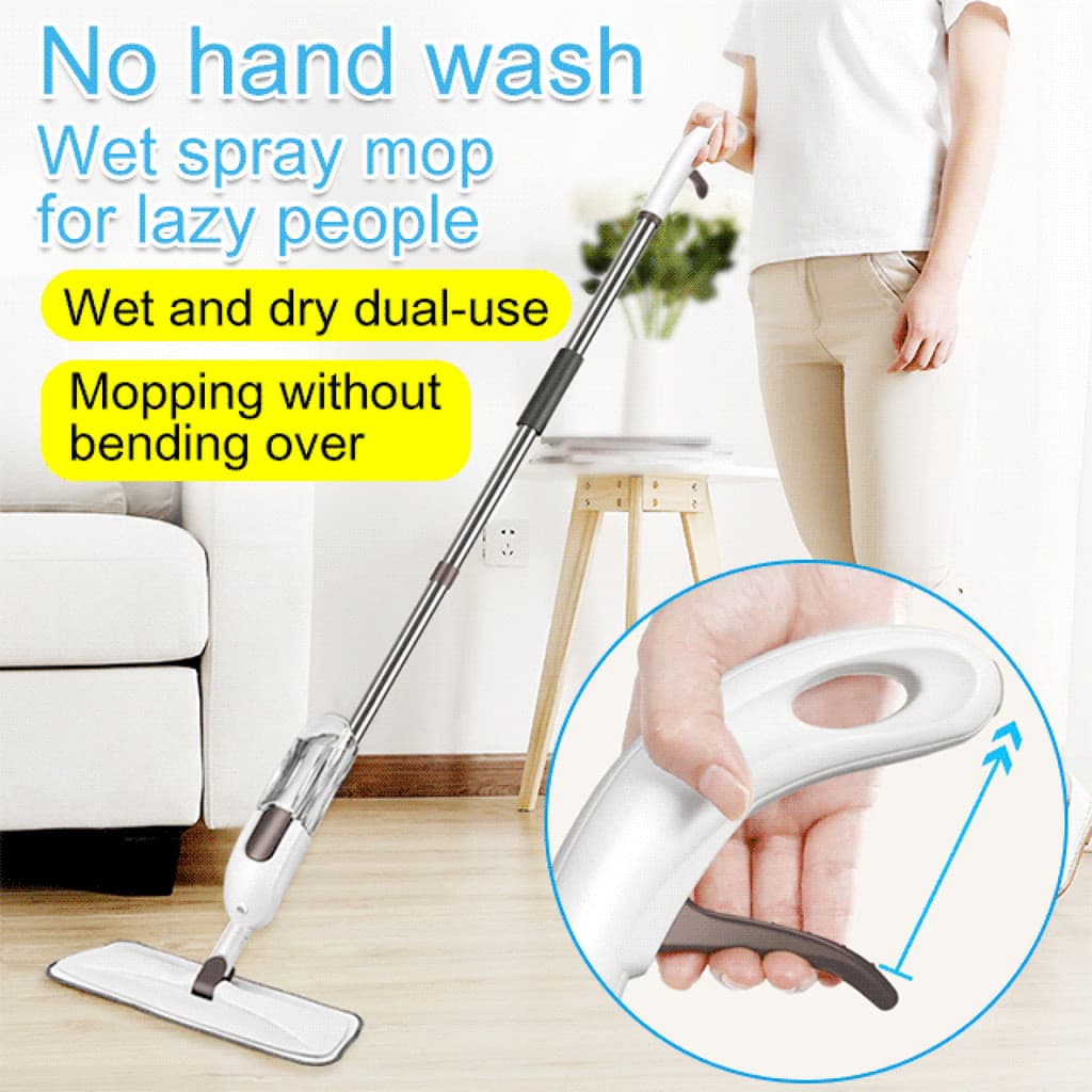 【Sem Mãos Molhadas】Esfregão ecológico, seguro para você e para o meio ambiente. Mop/Spray/Plano