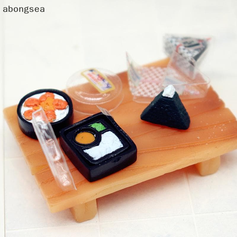 Casa De Boneca Da Moda Mini Sushi Japonês Bento Caixa Simulação Comida E Acessórios De Jogo