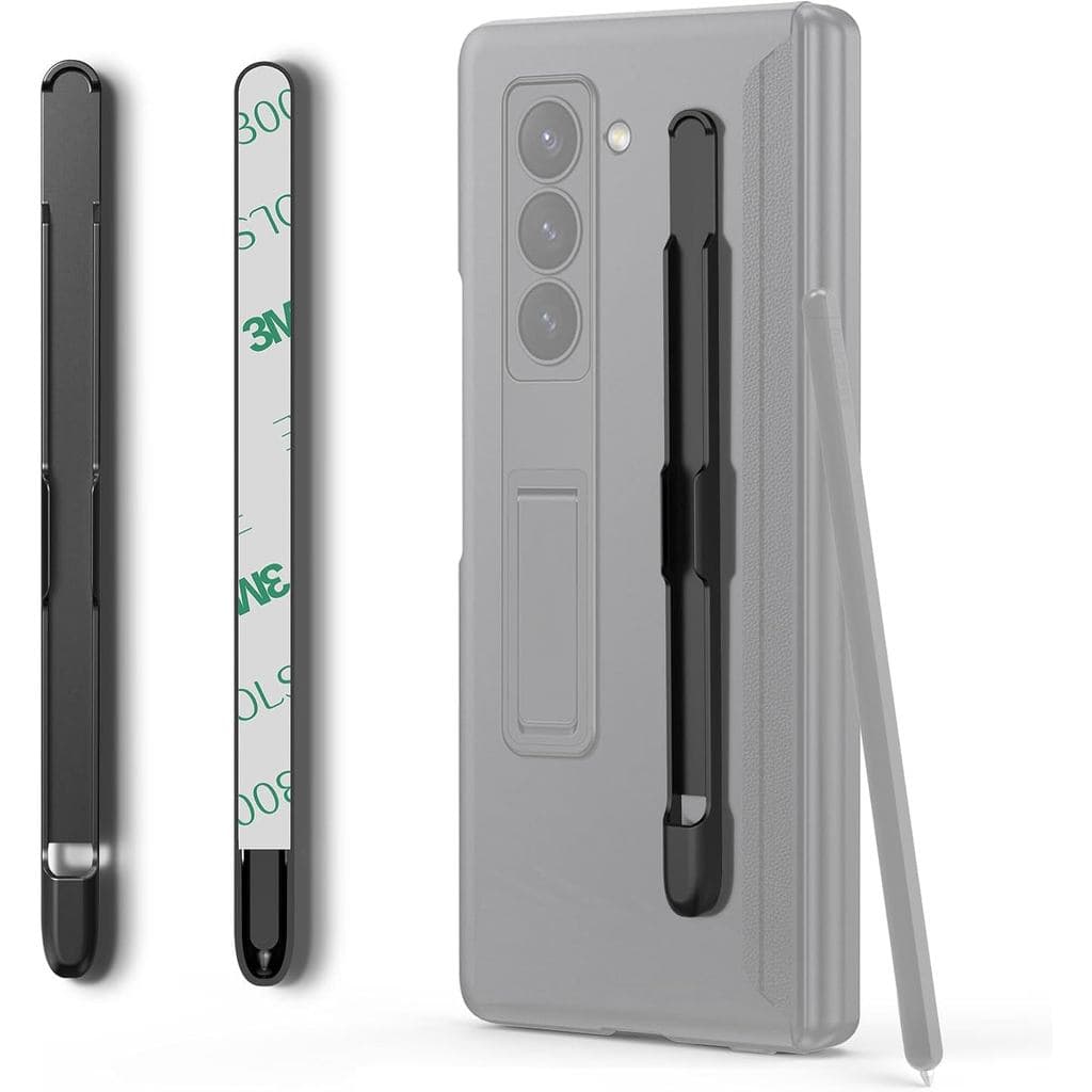 Apenas para Samsung Galaxy Z Fold 6 e 5, Capa Fina com Suporte para S Pen e Adesivo Dupla Face Forte, Segura para Armaze