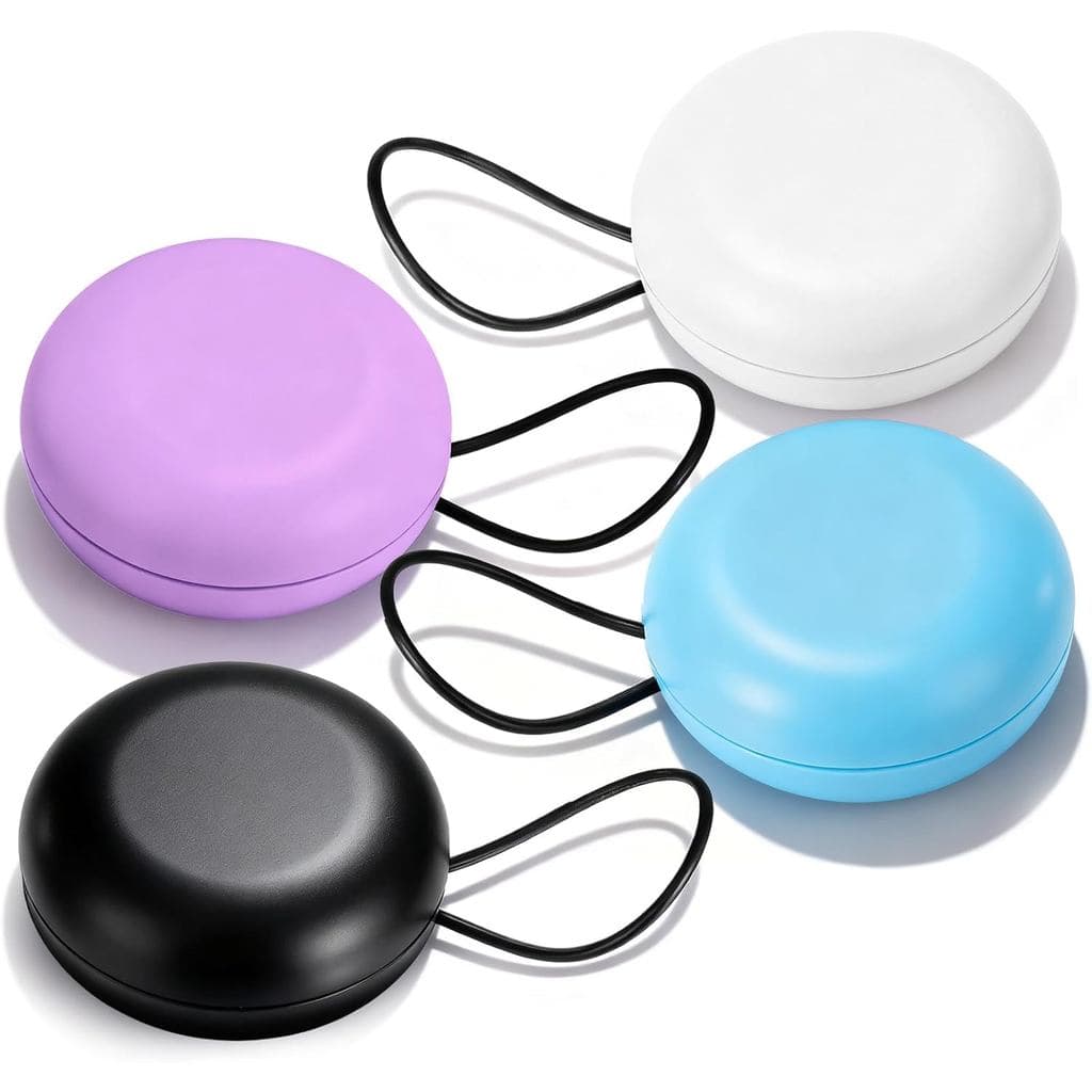 Estojo para Protetores Auriculares Ymapinc, 4 Peças de Estojo Portátil para Mini Protetores Auriculares, Chaveiro para P