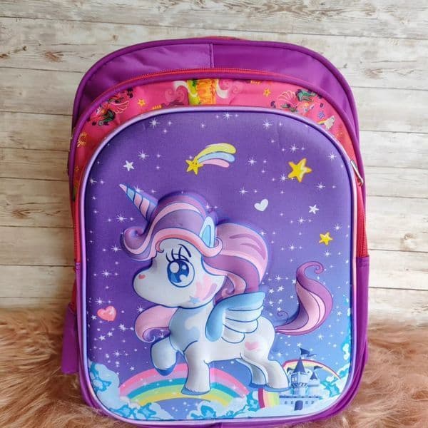 Mochila Escolar Infantil Unicórnio Sweet Girl SGM11U Pink
