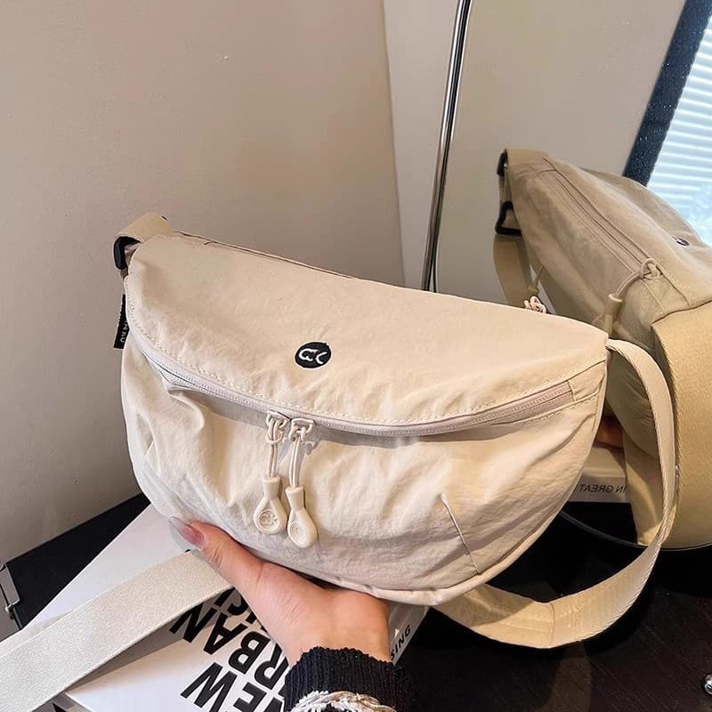 bolsa transversal feminino bolsa feminina mensageiro bolsa de peito feminina japonesa ultraleve à prova d'água pan