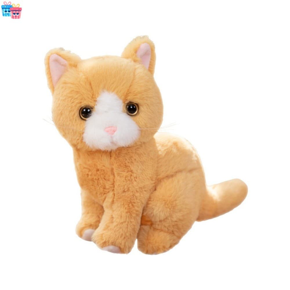 Bonito Gato Doméstico Brinquedo De Pelúcia Gatinho Sentado Bicho Macio Pano Boneca Presente De Aniversário Para Crianças