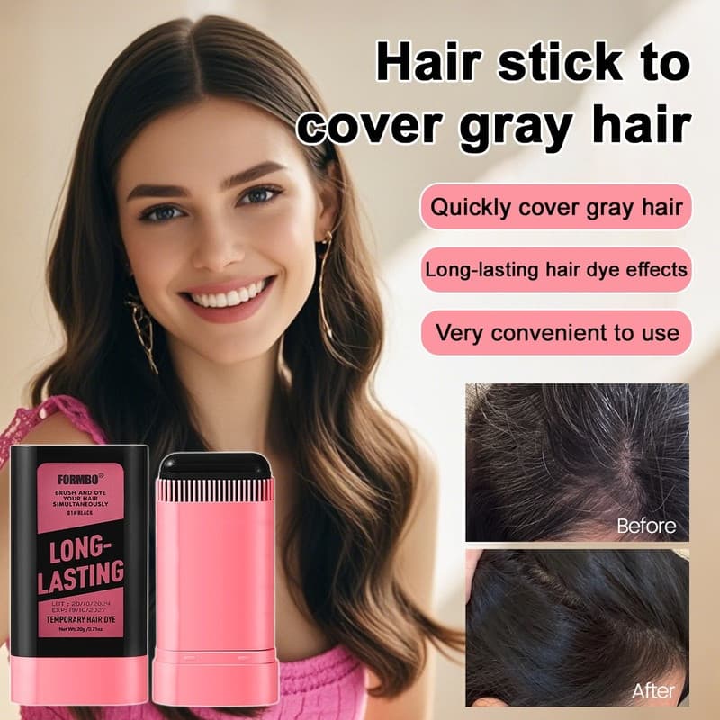 [Cobertura Forte] Bastão De Coloração De Cabelo Com Cobertura Forte Pó De Tingimento Rápido/Eficiente/Prático