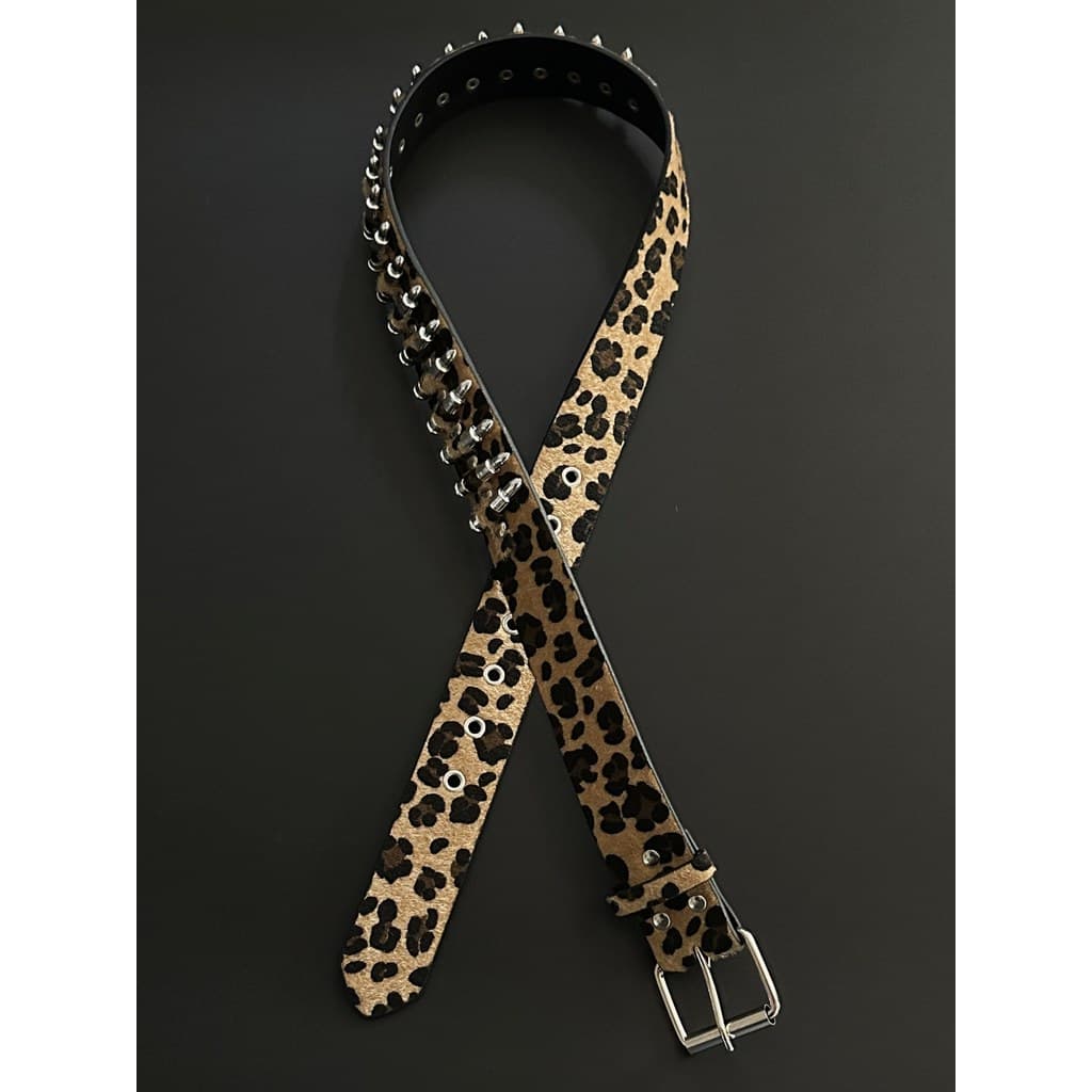 cinto masculino couro legítimo cinto cowboy cinto masculino IEWS leopardo impressão Metal bala calças cinto estilo vibe