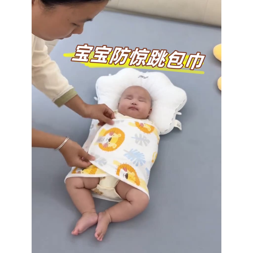 Bebê Anti-choque ferramenta útil envoltório calmante algodão puro classe A bebê recém-nascido saco de dormir Swaddling t