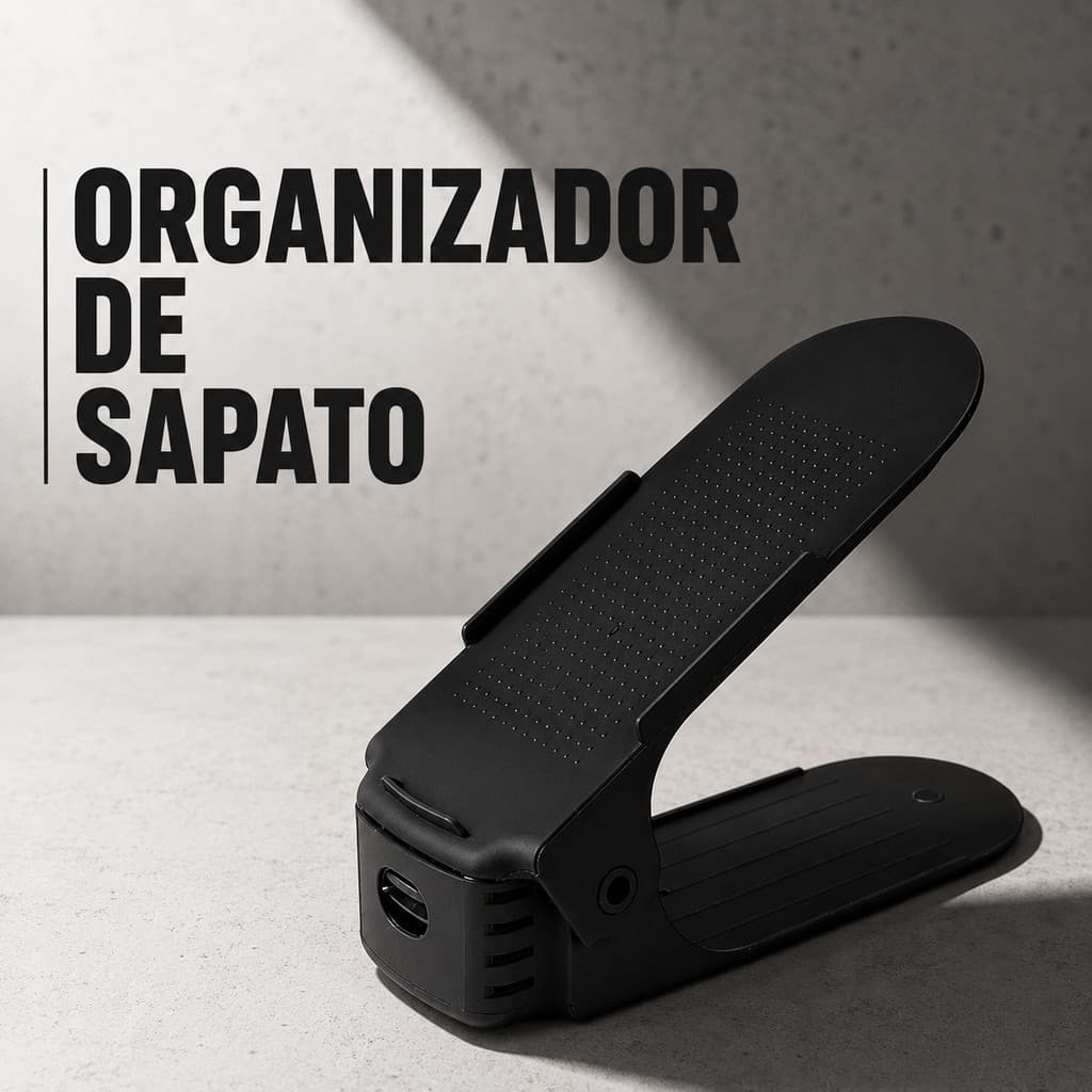 Kit 10 ou 20 Organizador de Sapatos Ajustável Antiderrapante Sapateira Porta Sapato MecPet