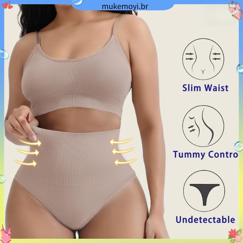 Em Estoque Conjunto De Roupa Íntima Esportiva Respirável/Abdomi nal Control Calcinha Sem Costura/Confortável
