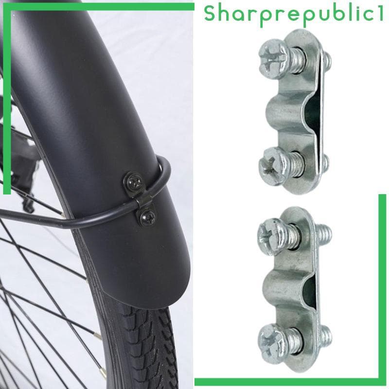 Fender [Sharprepublic1] Placa De Fixação De Perna De Pára-Choque De Bicicleta Kit De Reparo De Presilhas De Suporte De M