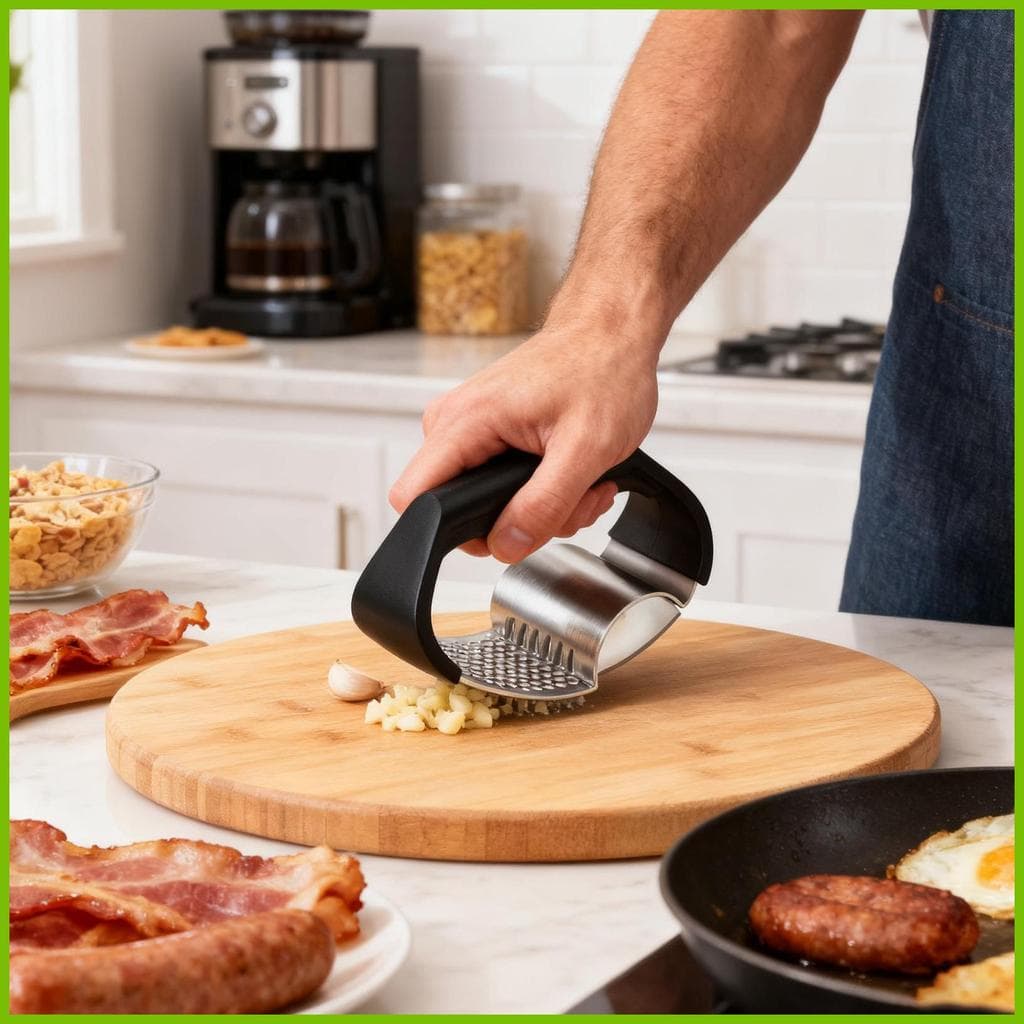 Alho Rocker Portátil Fácil Apertar Ergonômico Imprensa Balanço Gengibre Picador Para Cozinha Casa iadbr