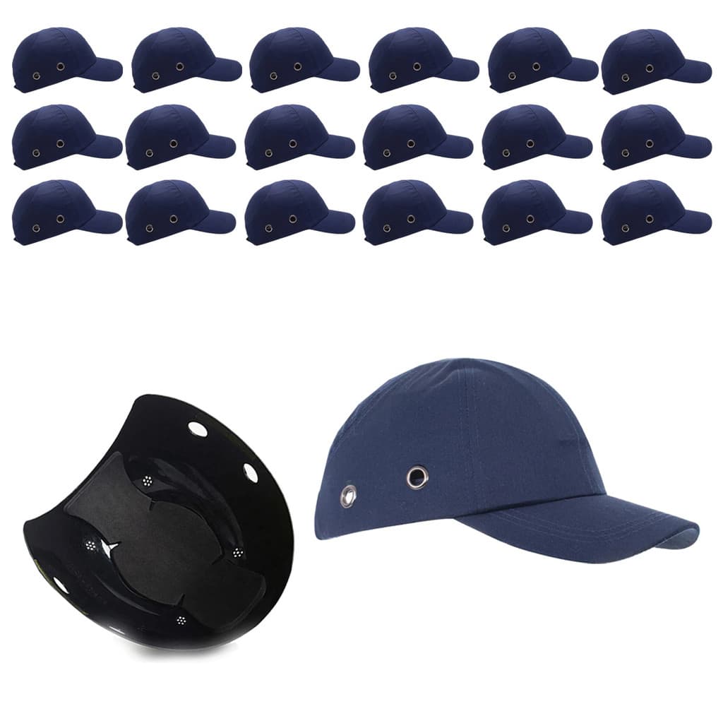 Bone com Capacete EPI Kit 18 Uni Obra Seguranca do Trabalho Casquete Conserto Construcao Oficina Resistente Protecao