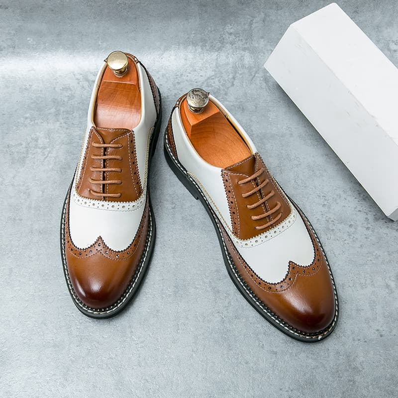 Braddock sapatos masculinos estilo britânico esculpido interior aumentando terno Derby sapatos de negócios Formal Wear C