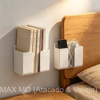 25 Pcs Organizador De Controle Remoto Branco Compatível Com Múltiplos Acessórios