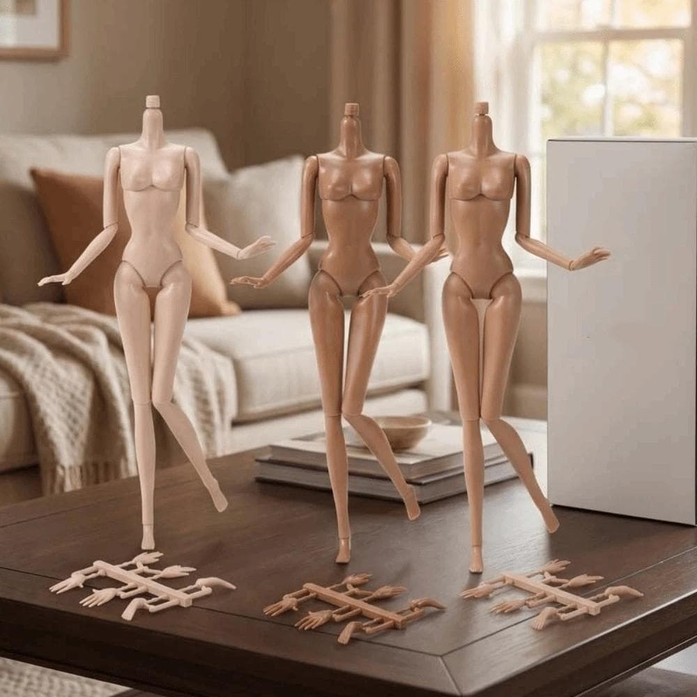 Bonecas BJD Nuas Articuladas FALLFORBEAUTYEJ , Boneca Super Modelo De Substituição Multifuncional , Destacável