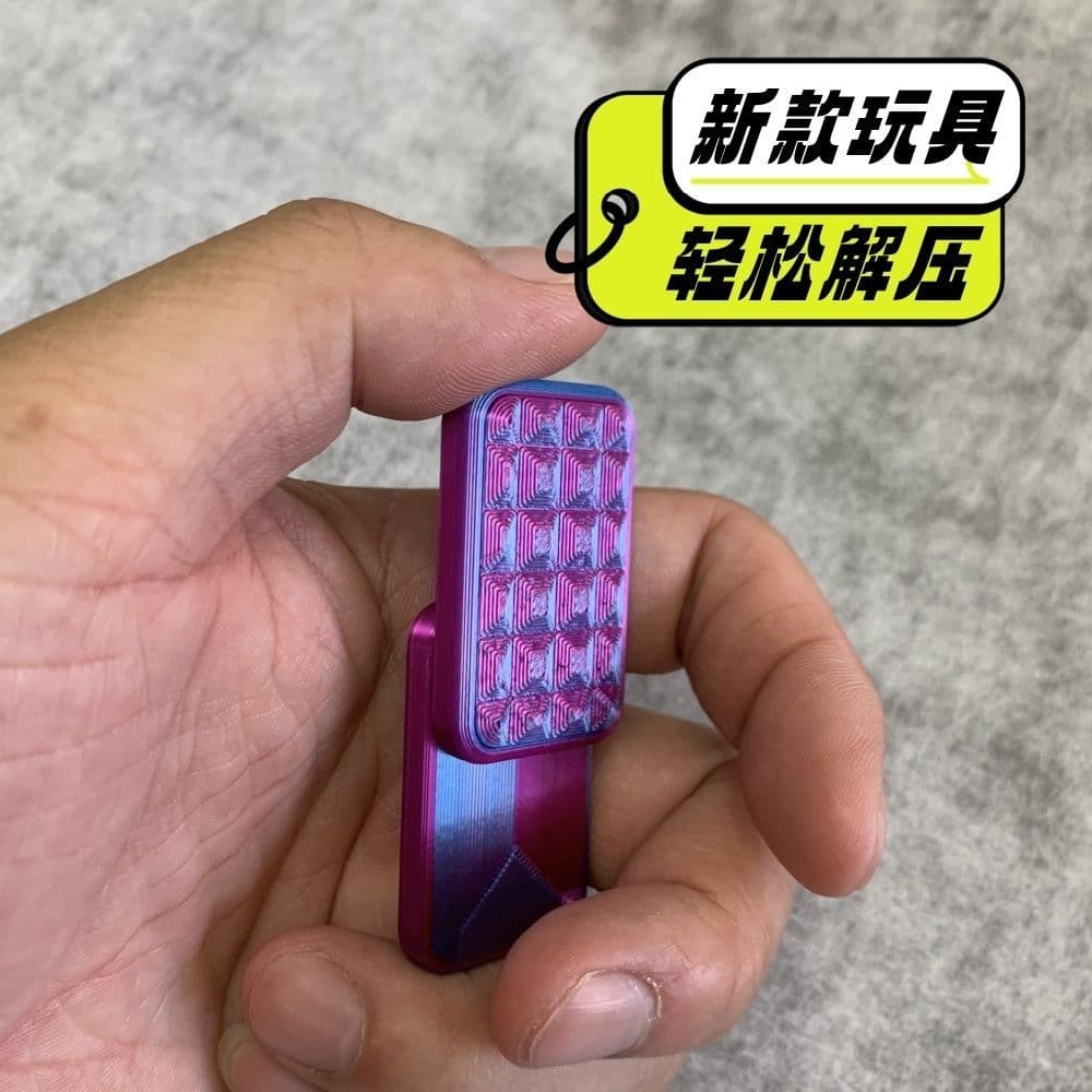 Novo Brinquedo Antiestresse Fidget Spinner Magnético de Posição Infinita com Impressão 3D