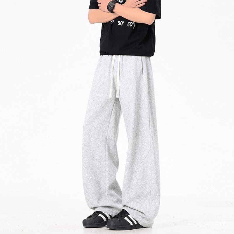 Street Wear All-Match Machete calças casuais masculinas 2026 verão novo estilo solto calças compridas de perna larga cal